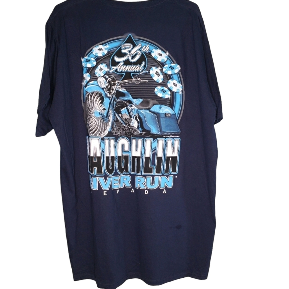 Mens Graphic T-Shirt Laughin River Run Nevada Size 3XL